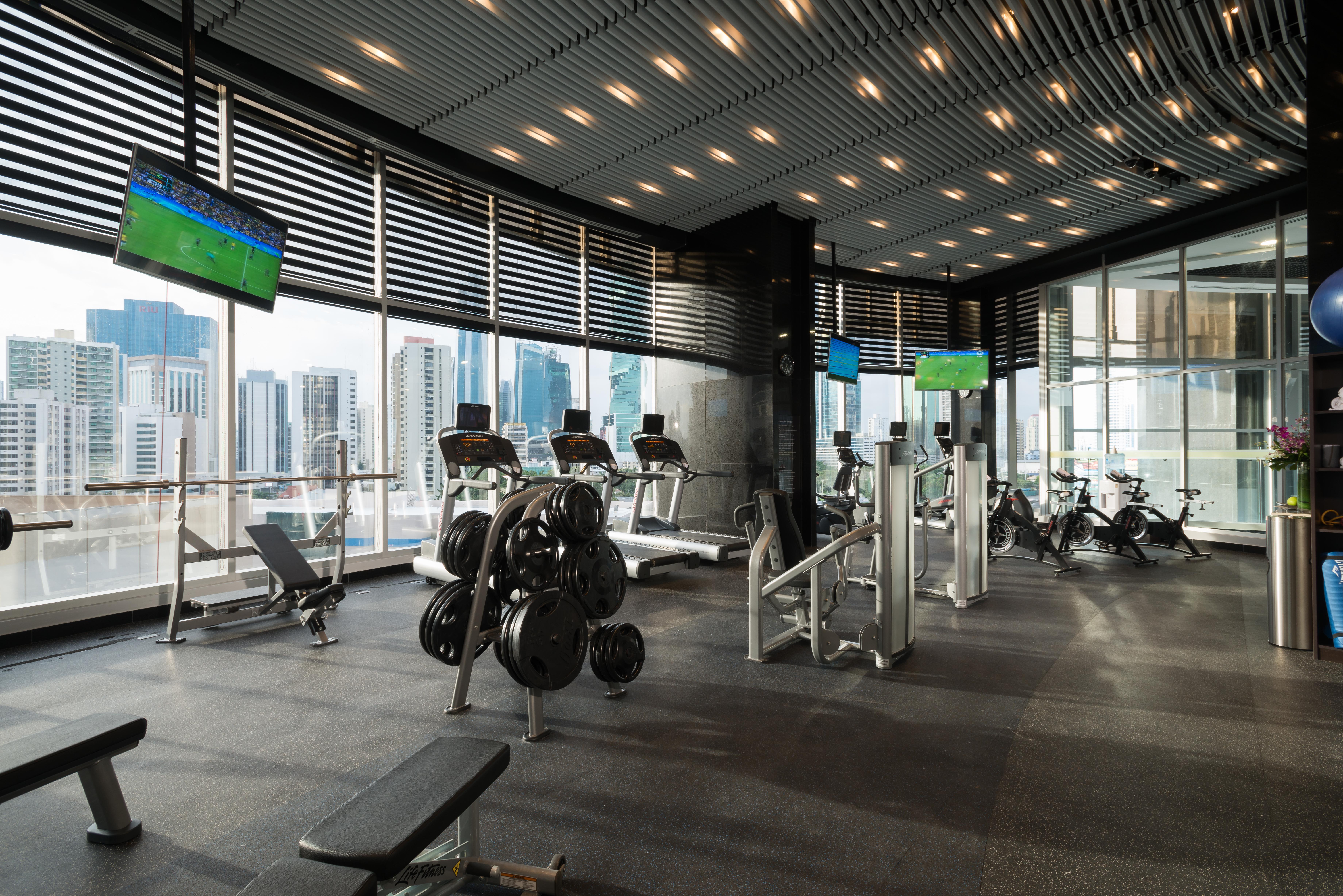 巴拿马美洲金塔酒店 巴拿马城 外观 照片 The gym at the 101 Tower
