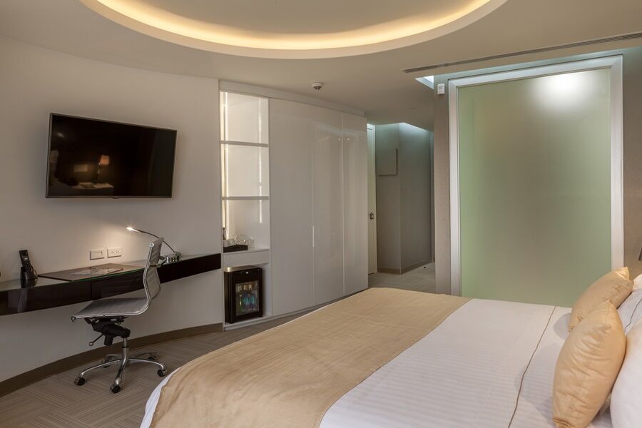 巴拿马美洲金塔酒店 巴拿马城 外观 照片 A room at the hotel